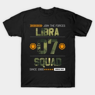 Zodiac Majesty Libra Squad Camo T-Shirt